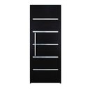 Ver imagem 2 de Porta Pivotante Solara Alumínio Puxador Barra Chata 210 X 110 Lado Esquerdo