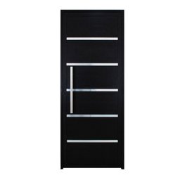 Porta Pivotante Solara Alumínio Puxador Barra Chata 210 X 110 Lado Esquerdo - 2