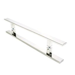 Porta Pivotante Solara Alumínio Puxador Barra Chata 210 X 110 Lado Esquerdo - 3