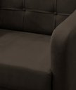 Ver imagem 4 de Poltrona Decorativa Bella Sala Recepção Escritorio - Lobo Shopp:marrom