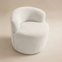 Ver imagem 4 de Poltrona Sala Orgânica Confortável Reforçada Bouclé Quarto