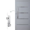 Ver imagem 5 de Porta Pivotante Solara Alumínio Puxador Tubolar 210 X 110  Abertura Esquerda