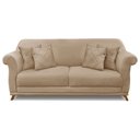 Ver imagem 3 de Sofá Living 2 Lugares 1,80m Vênus Suede Pés Castanho - Pallazio - Bege