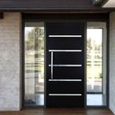 Ver imagem 1 de Porta Pivotante Solara Alumínio Puxador Tubolar 210 X 110  Abertura Esquerda
