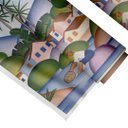 Ver imagem 1 de Quadro Decorativo Tarsila do Amaral O Pescador:Grande 77x64cm/Somente Tela