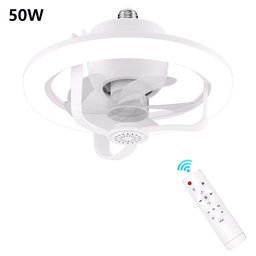 Ventilador Luminária de Teto com Rotação 360º Automática 50w - 1