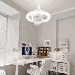 Ventilador Luminária de Teto com Rotação 360º Automática 50w - 2