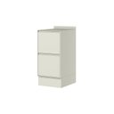 Ver imagem 3 de Balcão com Tampo 2 Gavetas MDF 40cm Fineze Bege/Areia HP