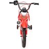 Bicicleta Infantil Moto Cross Aro 16 Vermelha C/ Rodinhas - 4