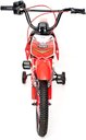 Ver imagem 4 de Bicicleta Infantil Moto Cross Aro 16 Vermelha C/ Rodinhas