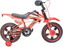 Ver imagem 2 de Bicicleta Infantil Moto Cross Aro 16 Vermelha C/ Rodinhas