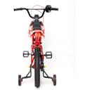 Ver imagem 3 de Bicicleta Infantil Moto Cross Aro 16 Vermelha C/ Rodinhas