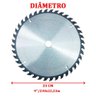 Lamina Disco de Corte Prata Circular Madeira 230mm 40 Dentes - 2