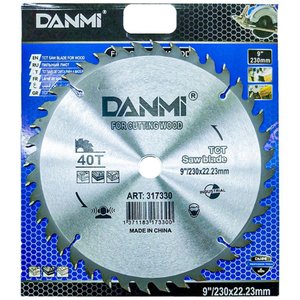 Lamina Disco de Corte Prata Circular Madeira 230mm 40 Dentes
