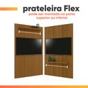 Ver imagem 6 de Painel para Tv até 55 Polegadas Ripado Impressão 3d Egeo com Prateleira 1,35m Cedro Edn