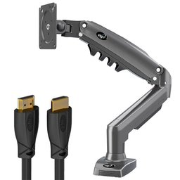 Suporte Monitor 17 a 35 Articulado com Pistão a Gás F98hdmi Elg - 1 Suporte Monitor 17 a 35 Articulado com Pistão a Gás F98hdmi Elg - 1