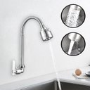 Ver imagem 1 de Lux Torneira de Parede Flexível para Cozinha com 2 Jatos e Fechamento 1/4 Volta
