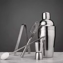 Ver imagem 5 de Kit Coqueteleira 5 Peças Aço Inox Com Filtro Prepara Drinks