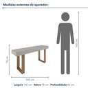 Ver imagem 3 de Aparador Éden - Largura: 160 cm - Cor: Off White/Álamo