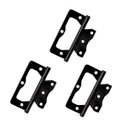 Ver imagem 1 de Kit 3 Dobradiça Sobrepor para Porta Preta 4" X 3" - Loth