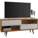 Ver imagem 1 de Bancada Rack Retro Tv 50' Nt 1180 Freijo/off White Notavel