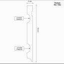 Ver imagem 2 de Kit com 10 Barras Rodapé MDF 1502 15mmx15cmmetro Linear 24m 