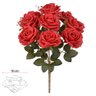 Buque Rosa X9 Flores Vermelho Outono 47cm - 2