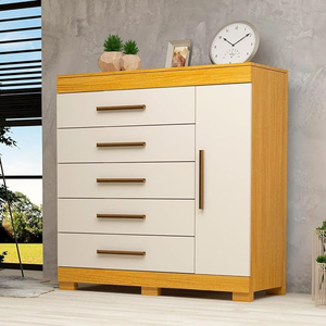 Comoda Rayane Prime C/sapateira 100% Mdf - Nature/off White