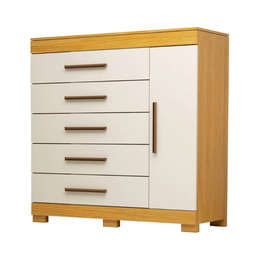 Comoda Rayane Prime C/sapateira 100% Mdf - Nature/off White - 2
