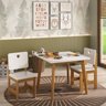Conjunto Infantil Sofia Mesa + 2 Cadeiras Madeira de Pinus / Mdf - 1