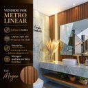Ver imagem 4 de Painel Ripado de Poliestireno 12,2CMX1,2cm Barra 2,85METRO Linear Mogno Graddus
