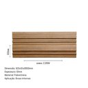 Ver imagem 3 de Painel Ripado de Poliestireno 12,2CMX1,2cm Barra 2,85METRO Linear Mogno Graddus