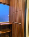 Ver mais imagens de Painel Ripado de Poliestireno 12,2CMX1,2cm Barra 2,85METRO Linear Black Mogno Graddus