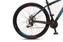 Ver imagem 3 de Bicicleta Aro 29 Colli Cazelle Turim 21m Aluminio Quadro 17 Preto/adesivo Azul/vermelho