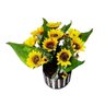 Arranjo de Girassol Artificial para Mesa Decoração - 2
