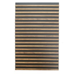 Painel Ripado de Poliestireno 12,2 Cm X 1,2cm Barra 2,85 metro linear - 3