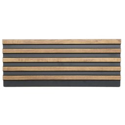 Painel Ripado de Poliestireno 12,2 Cm X 1,2cm Barra 2,85 metro linear - 2