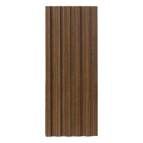 Painel Ripado de Poliestireno 12,2CMX1,2cm Barra 2,85METRO Linear Cedro Graddus