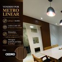 Ver imagem 4 de Painel Ripado de Poliestireno 12,2CMX1,2cm Barra 2,85METRO Linear Cedro Graddus