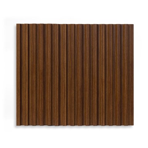 Painel Ripado de Poliestireno 12,2CMX1,2cm Barra 2,85METRO Linear Cedro Graddus