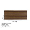 Ver imagem 3 de Painel Ripado de Poliestireno 12,2CMX1,2cm Barra 2,85METRO Linear Cedro Graddus
