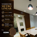 Ver imagem 5 de Painel Ripado de Poliestireno 12,2CMX1,2cm Barra 2,85METRO Linear Cedro Graddus