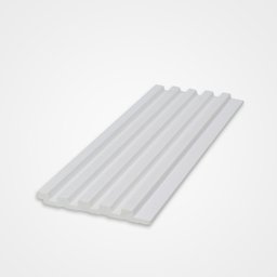 Painel Ripado de Poliestireno 12,2 Cm X 1,2cm  Barra 2,85 metro linear - 3
