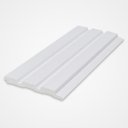 Ver imagem 3 de Painel Ripado de Poliestireno 12,2 Cm X 1,2cm Barra 2,85 metro linear