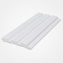 Ver imagem 4 de Painel Ripado de Poliestireno 12,2CMX1,2cm Barra 2,85 Metro Linear Paint Graddus