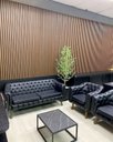Ver imagem 6 de Painel Ripado de Poliestireno 12CMX1,9cm Barra 2,85METRO Linear Black Peroba Graddus