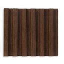 Ver imagem 1 de Painel Ripado de Poliestireno 12CMX1,9cm Barra 2,85 Metro Linear Nogueira