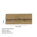 Ver imagem 3 de Painel Ripado de Poliestireno 12CMX1,9cm Barra 2,85METRO Linear Carvalho Graddus