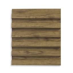 Painel Ripado de Poliestireno 12 Cm X 1,9cm Barra 2,85 metro linear - 3