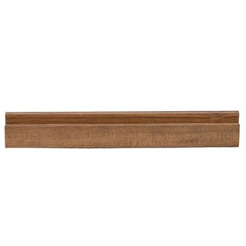 Painel Ripado de Poliestireno Angular 4,7CMX2CM Barra de 2,85 Metro Linear Carvalho Graddus